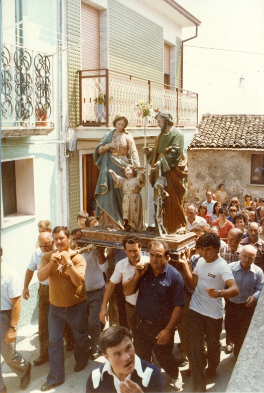 Processione Sacra Famiglia anni '80