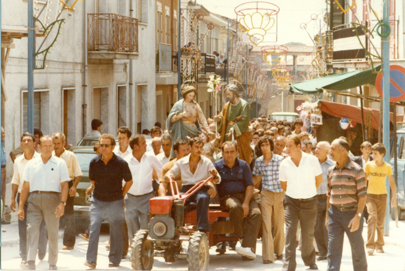 Processione Sacra Famiglia anni '80